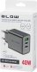 Ładowarka Blow 76-025# Ładowarka sieciowa gniazdo usb + usb-cx2 qc+pd 40w 3