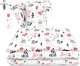 MimiNu MIMINU 3 pcs of bedding sets pillowcase 40x60cm, duet cover 135x100cm, bumper 180x30 FOX 1
