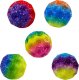LeanToys Piłeczka Świecąca Do Odbijania Ugniatania z Wgłębieniami Kolorowa 7cm 2