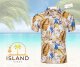 Island Vibes Koszula Hawajska Męska Na Lato Wakacje Przewiewna Bawełna Island Vibes R.l 1