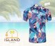 Island Vibes Koszula Hawajska Męska Na Lato Wakacje Przewiewna Bawełna Island Vibes R.m 1