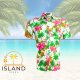Island Vibes Koszula Hawajska Męska Na Lato Wakacje Przewiewna Bawełna Island Vibes R.m 1