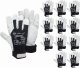 Tekson Rękawice Ochronne Tekson Practical 1252 Skóra Kozia Z Rzepem - 12 Par (8 - M) 2