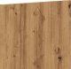 vidaXL Wezgłowie łóżka, dąb artisan, 200x1,5x80 cm 5