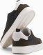 Ombre Oldschoolowe sneakersy męskie na grubej podeszwie  ciemnobrązowe V3 OM-FOSL-0170 43 6
