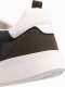 Ombre Oldschoolowe sneakersy męskie na grubej podeszwie  ciemnobrązowe V3 OM-FOSL-0170 41 4
