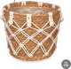 Giftdecor Osłonka na doniczkę boho MACRAME, Ø 21 cm 1