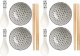 Kinvara Zestaw do sushi HAPPLO, miseczka, łyżka i pałeczki x 4 2