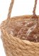 Giftdecor Doniczka wisząca z plecionki BONI, Ø 15 cm 1