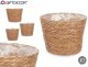 Giftdecor Osłonki na doniczki plecione RUSTIC, 3 sztuki 1