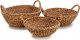 Giftdecor Okrągłe koszyki z trawy morskiej GOW, 3 sztuki 1