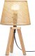 Lampa stołowa Giftdecor Lampka nocna boho NATURAL, 32 cm 1