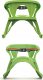 Prosperplast SANKI PLASTIKOWE Z OPARCIEM 88x45x42CM CZERWONE 1