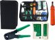 LeanToys Komplet Narzędzi Sieciowych 19w1 Tester Zaciskarka Kabli LEAN Toys 1