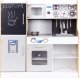 Ecotoys Kuchnia dla dzieci z dźwiękiem i LED tablica kredowa metalowe akcesoria MDF +3 lata ECOTOYS 1