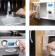 Ecotoys Kuchnia dla dzieci z dźwiękiem i LED tablica kredowa metalowe akcesoria MDF +3 lata ECOTOYS 6