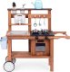 Ecotoys Kuchnia błotna outdoor dla dzieci z akcesroiami drewno jodłowe ECOTOYS 1