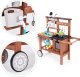 Ecotoys Kuchnia błotna outdoor dla dzieci z akcesroiami drewno jodłowe ECOTOYS 6