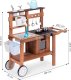 Ecotoys Kuchnia błotna outdoor dla dzieci z akcesroiami drewno jodłowe ECOTOYS 9
