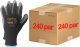 Ogrifox Rękawice robocze / Czarne / OX-LATEKS_BS - 240 Par (8 - M) 1