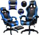 Fotel Pako Fotel Gamingowy Czarno-Niebieski PAKO MAT-T-052 2