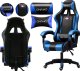 Fotel Pako Fotel Gamingowy Czarno-Niebieski PAKO MAT-T-052 4