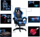 Fotel Pako Fotel Gamingowy Czarno-Niebieski PAKO MAT-T-052 6
