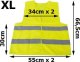 Pako Kamizelka Odblaskowa Żółta (XL) 1