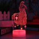 Lampka Led Dla Dzieci Fortnite Podświetlany 3D 3