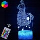 Lampka Led Dla Dzieci Fortnite Podświetlany 3D 4
