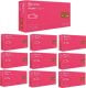 Mercator Rękawice Nitrylowe 100 szt. Nitrylex Magenta - 10 szt. (XS 5-6) 4