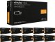 Mercator Rękawice Nitrylowe 100 sztuk / Czarne / Nitrylex Black - 10 szt. (XS 5-6) 1