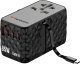 Verbatim Adapter podróżny Verbatim Charge 'n' Travel GaN III globalny 4xUSB-C PD 3.0 QC 4+ 70W, 1xUSB-A QC 4+ 60W 1