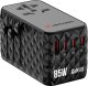 Verbatim Adapter podróżny Verbatim Charge 'n' Travel GaN III globalny 4xUSB-C PD 3.0 QC 4+ 70W, 1xUSB-A QC 4+ 60W 2