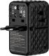 Verbatim Adapter podróżny Verbatim Charge 'n' Travel GaN III globalny 4xUSB-C PD 3.0 QC 4+ 70W, 1xUSB-A QC 4+ 60W 5