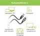 Techly Kabel sieciowy USB-A na Gigabit Ethernet RJ45 1m 8