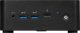 Komputer MSI MSI Cubi NUC 1M-001EU i7-150U 16GB SSD1TB Intel UHD Graphics AX211 WiFi 6E Windows 11 Pro Black 1