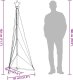 Lampki choinkowe vidaXL Lampki choinkowe, 363 ciepłych białych LED, 182 cm 12