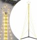 Lampki choinkowe vidaXL Lampki choinkowe, 363 ciepłych białych LED, 182 cm 2