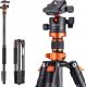 Statyw Kf Statyw z włókna węglowego 160cm 10kg + Monopod / K&F / D254C1 +BH-28L / KF09.109 2