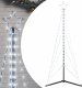 Lampki choinkowe vidaXL Lampki choinkowe, 363 zimnych białych LED, 182 cm 2