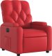 vidaXL Elektryczny fotel rozkładany, czerwony, obity sztuczną skórą 3