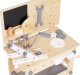 Ecotoys Drewniany warsztat dla dzieci narzędzia stolik ECOTOYS 3