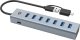 HUB USB Conceptronic Conceptronic HUBBIES21G huby i koncentratory USB 3.2 Gen 1 (3.1 Gen 1) Type-A 5000 Mbit/s Szary 1