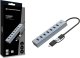 HUB USB Conceptronic Conceptronic HUBBIES21G huby i koncentratory USB 3.2 Gen 1 (3.1 Gen 1) Type-A 5000 Mbit/s Szary 2