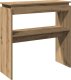 vidaXL Stolik konsolowy, dąb artisan, 80x30x80 cm 6
