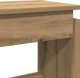 vidaXL Stolik konsolowy, dąb artisan, 80x30x80 cm 7