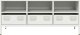 vidaXL vidaXL Szafka RTV, biała, 101,5x39x43,5 cm, stal walcowana na zimno 4