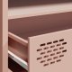 vidaXL vidaXL Szafka RTV, różowa, 202x39x43,5 cm, stal walcowana na zimno 9