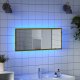 Lustro vidaXL Lustro łazienkowe z LED, dąb artisan, 100x8,5x37 cm 1